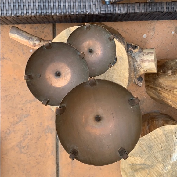 Vintage Copper Candle Stands - Picture 2 of 3